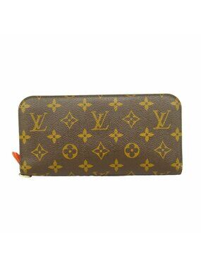 Louis Vuitton Wallet Monogram Portefeuille Insolite Brown Orange